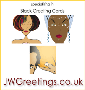 black greeting cards